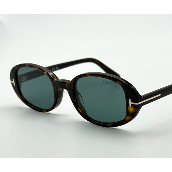 Tom Ford Sunglasses Iggy FT1364 52N Brown Oval Frame 49-21-140 New Authentic main image 10